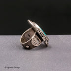 Size 6.75 - Turquoise Mountain Turquoise Sterling Silver Ring
