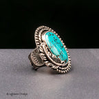 Size 6.75 - Turquoise Mountain Turquoise Sterling Silver Ring