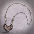 Palm Root Sterling Silver Statement Necklace