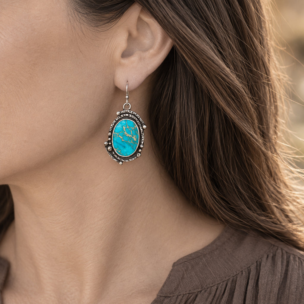 Sea Sediment Jasper Earrings