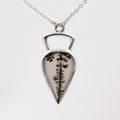 Dendritic Agate Sterling Silver Necklace