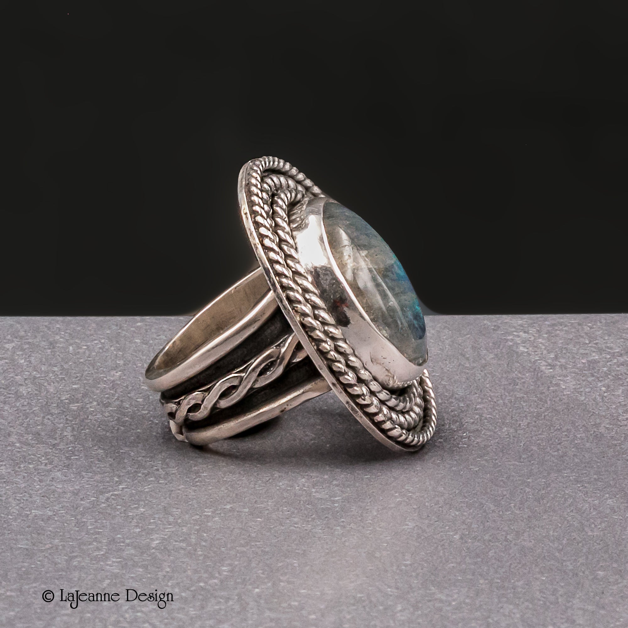 Size 7.25 - Labradorite Sterling Silver Ring