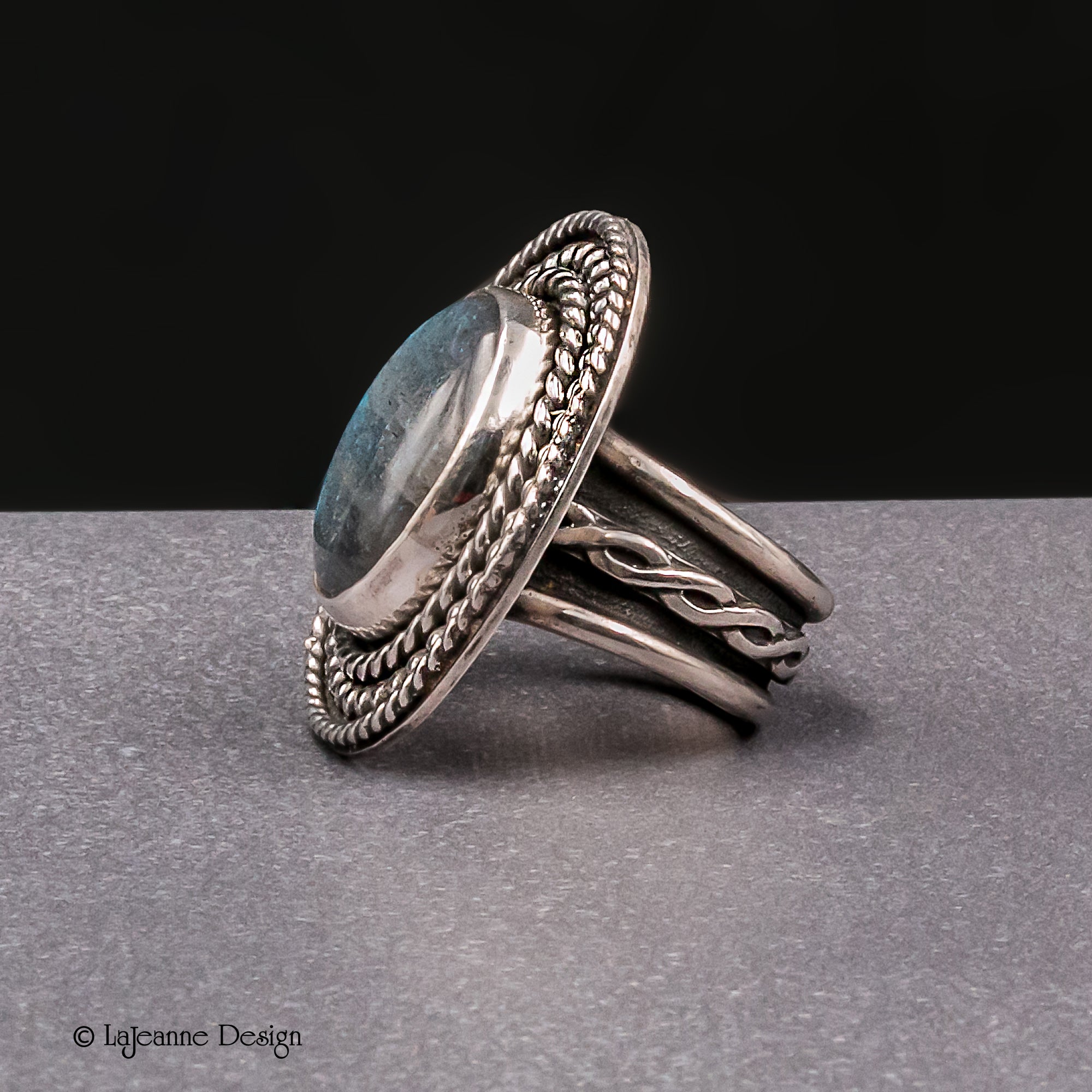 Size 7.25 - Labradorite Sterling Silver Ring