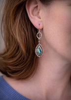 Abalone Shell Sterling Silver Earrings