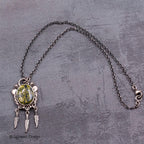 Dark Moon Turquoise Sterling Silver Necklace