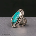Size 6.75 - Turquoise Mountain Turquoise Sterling Silver Ring