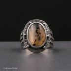 Size 9.5 - Montana Agate Sterling Silver Ring