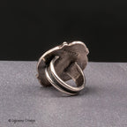 Size 6.75 - Kingman Turquoise Sterling Silver Statement Ring