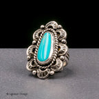 Size 7.5 - King’s Manassa Turquoise Sterling Silver Ring