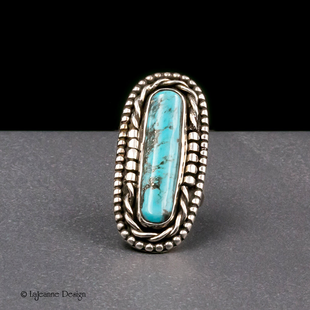 Size 6 - Kingman Turquoise Sterling Silver Ring