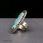 Size 6 - Kingman Turquoise Sterling Silver Ring
