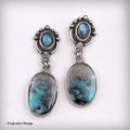 Opalized Wood Sterling Silver Earrings