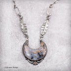 Dendritic Agate Sterling Silver Necklace