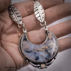 Dendritic Agate Sterling Silver Necklace