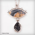 Maligano Jasper Drusy Sterling Silver Necklace