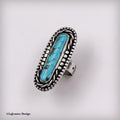 Size 6 - Kingman Turquoise Sterling Silver Ring