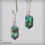 Abalone Shell Sterling Silver Earrings