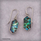 Abalone Shell Sterling Silver Earrings