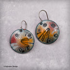 Colorful Enamel Earrings