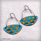 Enamel Dangle Earrings