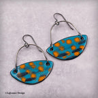 Enamel Dangle Earrings