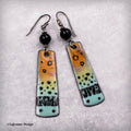 Colorful Enamel Earrings