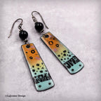 Colorful Enamel Earrings