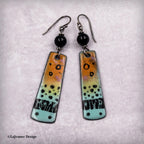 Colorful Enamel Earrings