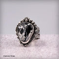 Size 10 - White Buffalo Turquoise Sterling Silver Ring | Unisex