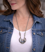 Dendritic Agate Sterling Silver Necklace