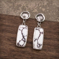 Wild Horse Stone Sterling Silver Earrings