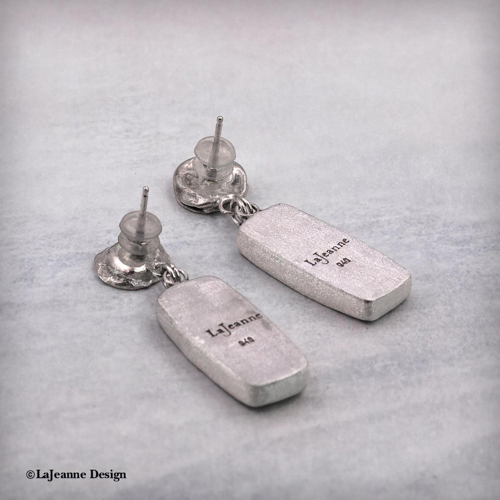Wild Horse Stone Sterling Silver Earrings